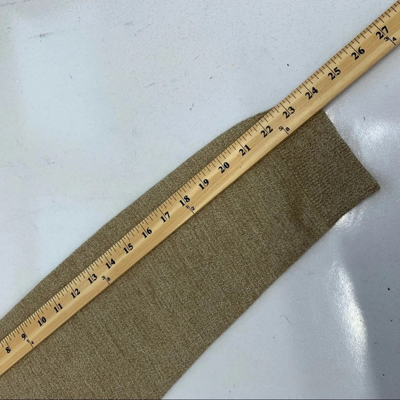 J Crew  Sweater Men XL Merino Wool Cotton V Neck Long Sleeve  Neutral Tan Work - Picture 10 of 11